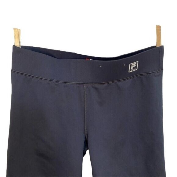 Fila Athletic Navy Blue Biking Running Athletic Shorts Size S - Picture 2 of 7